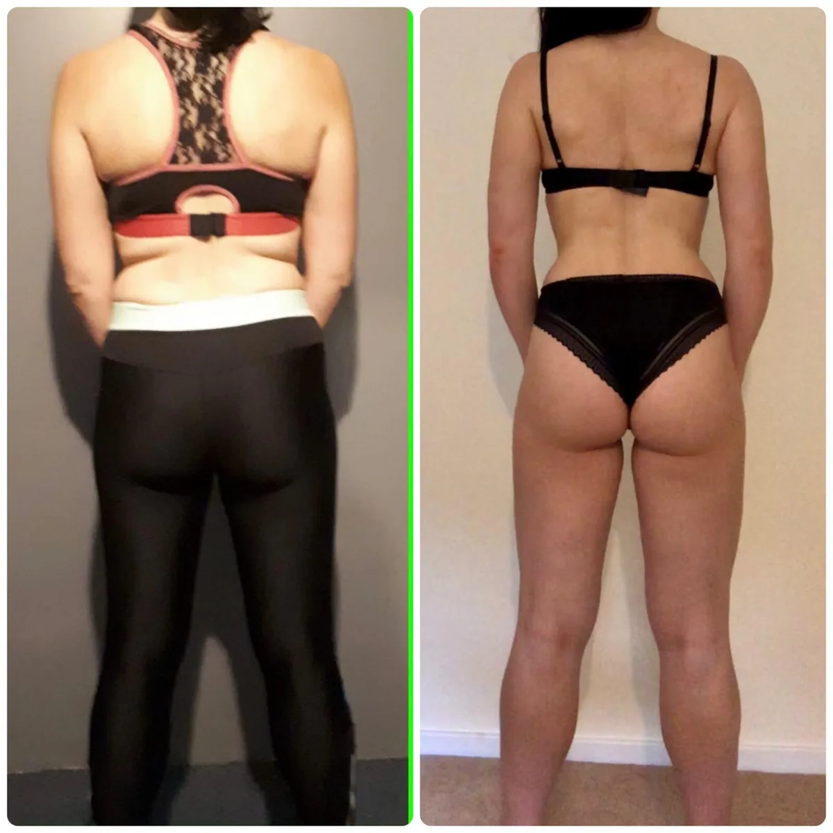 Catalina before and after transformation